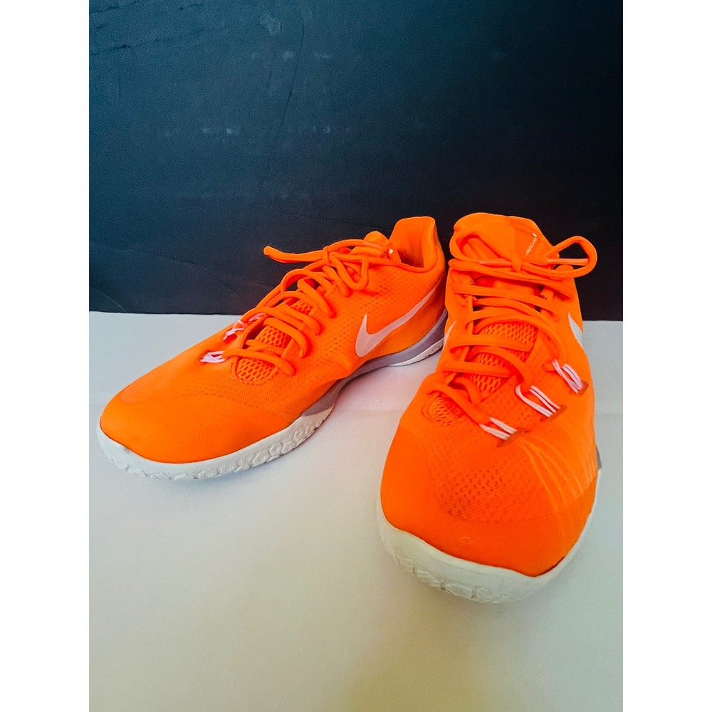 Nike Hyperchase Mens Basketball Shoes Orange Silver 705363-810 Size 10.5 - 0124
